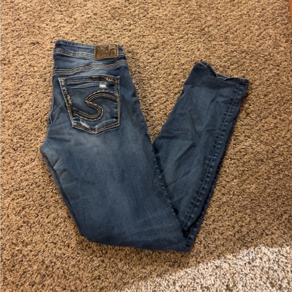 Silver jeans